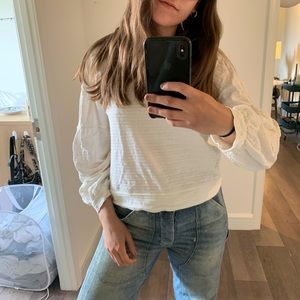 Size M White Madewell Top